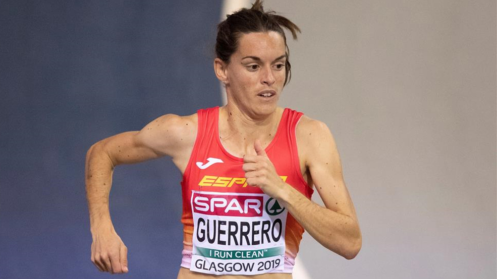 Esther Guerrero, en el pasado Europeo de Glasgow / EFE