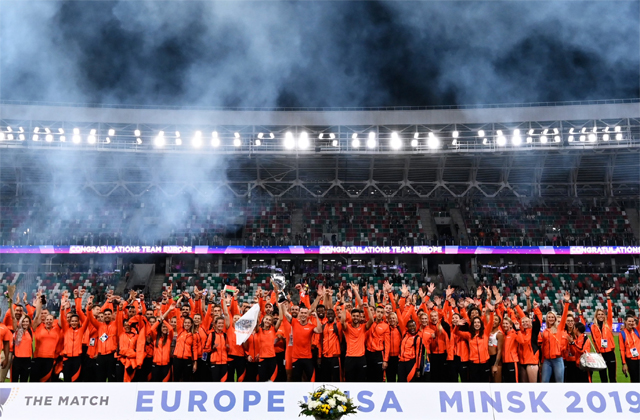 Europa celebró el triunfo en 'The Match'