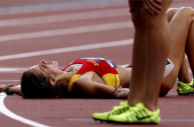 Natalia Rodríguez, durante su etapa como atleta / EFE