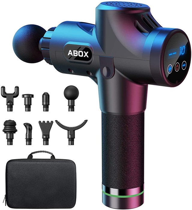 Pistola de masaje abox