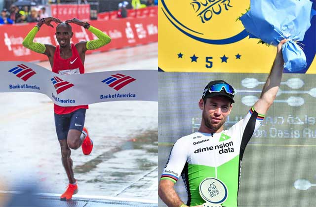 Mo Farah y Mark Cavendish, equipazo de lujo