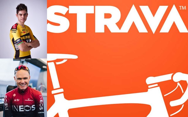 van aert fulmina a froome en strava