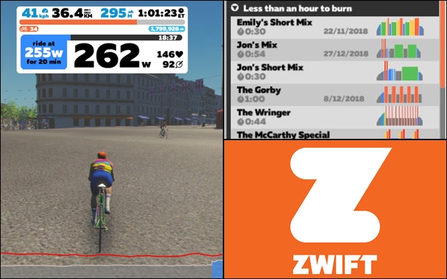 Workout zwift portada