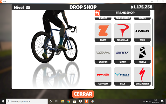 comprar bicicletas en zwift
