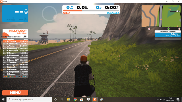 puntos y niveles zwift