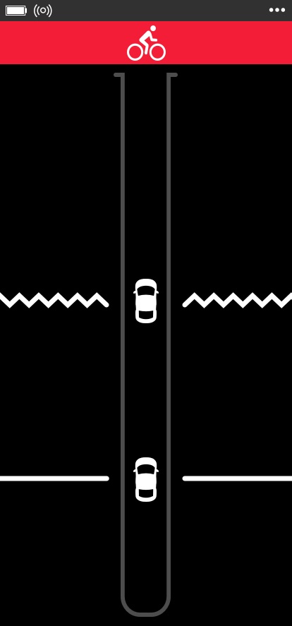 app garmin varia smartphone radar