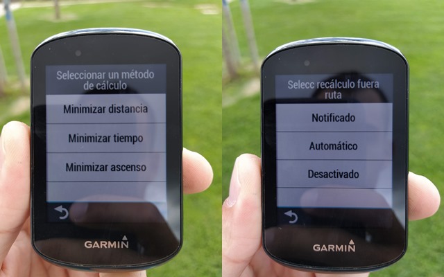 calcular ruta garmin edge 830