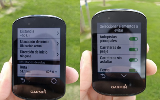 como seguir rutas garmin edge 830