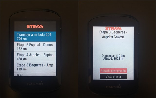 strava garmin edge 830