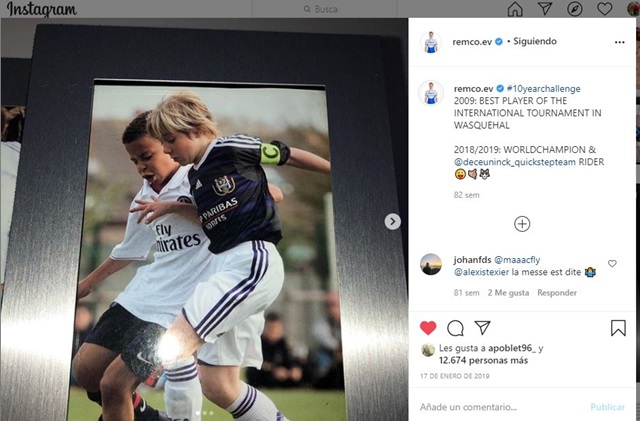 Evenepoel futbol