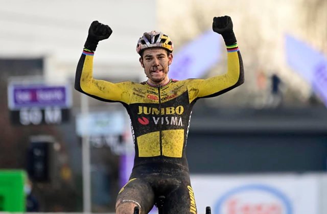 Wout van aert peso ciclocross