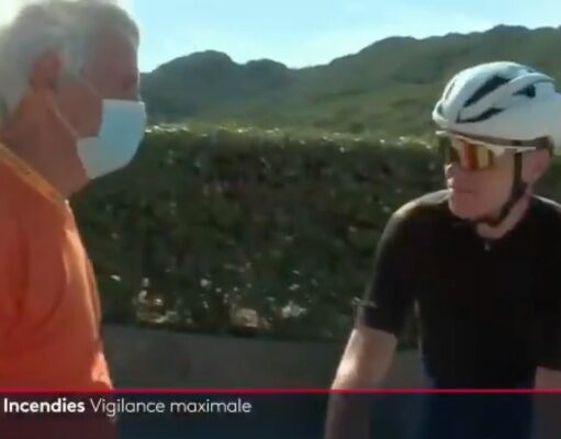 Televisión francesa confunde a Chris Froome
