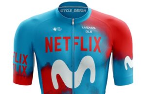 maillot movistar netflix diseño