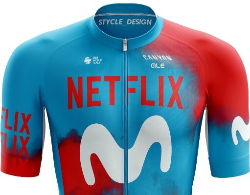 maillot movistar netflix diseño