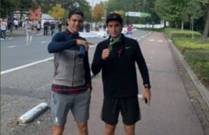 Van Aert running
