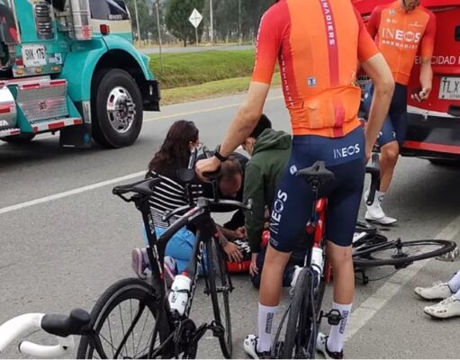 egan bernal accidente video