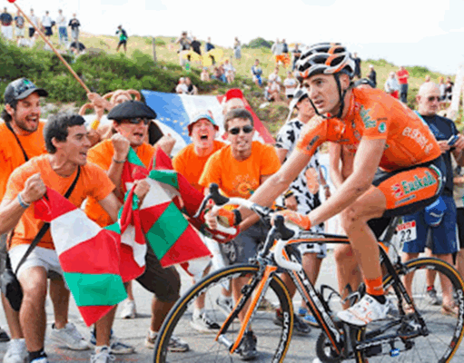 Euskaltel Euskadi Tour de Francia marea naranja