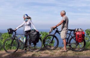 viajar en bicicleta