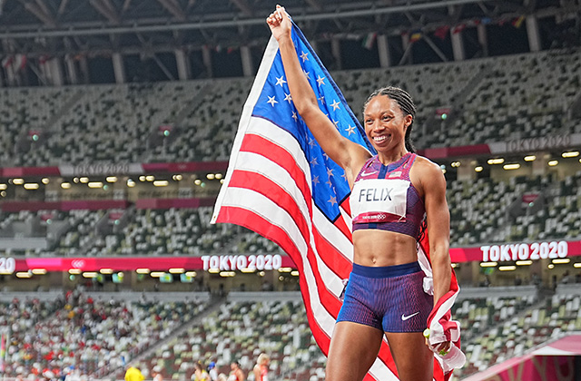 Allyson Felix dice adiós tras una carrera brutal / AFP
