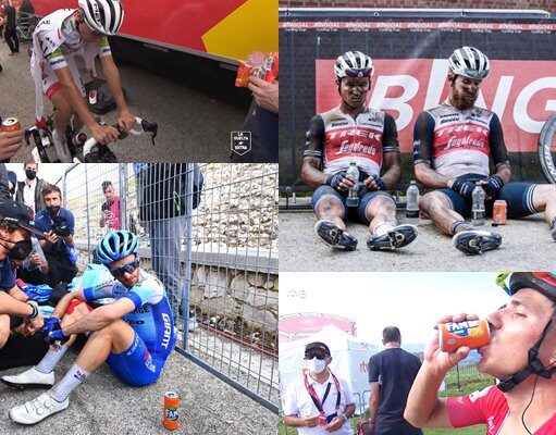 que pasa con la fanta de naranja y el ciclismo