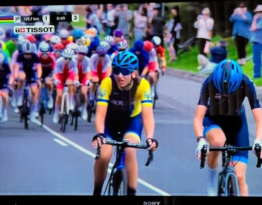 tres ciclista ucranianos