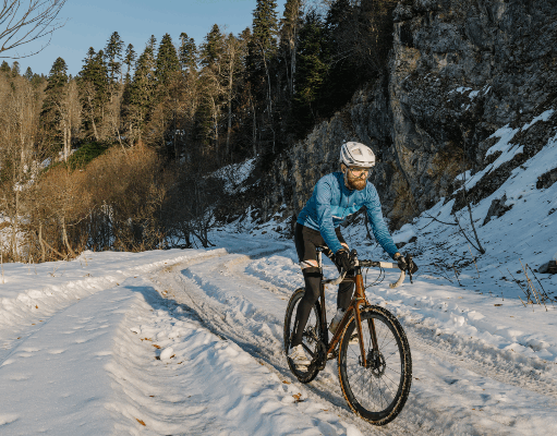 Salir en bicicleta en invierno