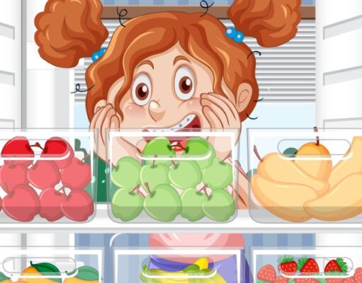 hábito frutas y verduras en niños