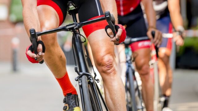 masa muscular en bicicleta