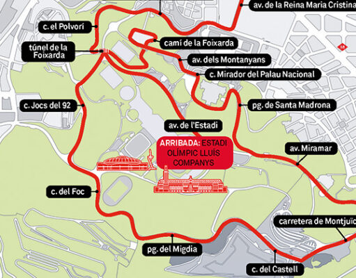 recorrido barcelona la vuelta 2023
