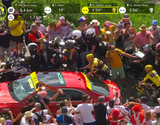 ¿Por qué Jonas Vingegaard y Thibaut Pinot quedaron atascados en el Col de la Loze?