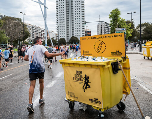 residuos medio maraton de valencia