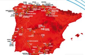 Mapa de la Vuelta a España 2024