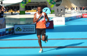 Bekele, en una imagen en Valencia