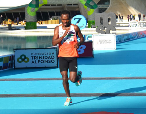 Bekele, en una imagen en Valencia
