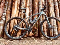 bici de montana sucia