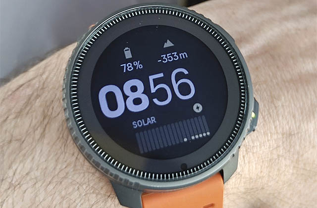Altímetro barométrico de Suunto Vertical