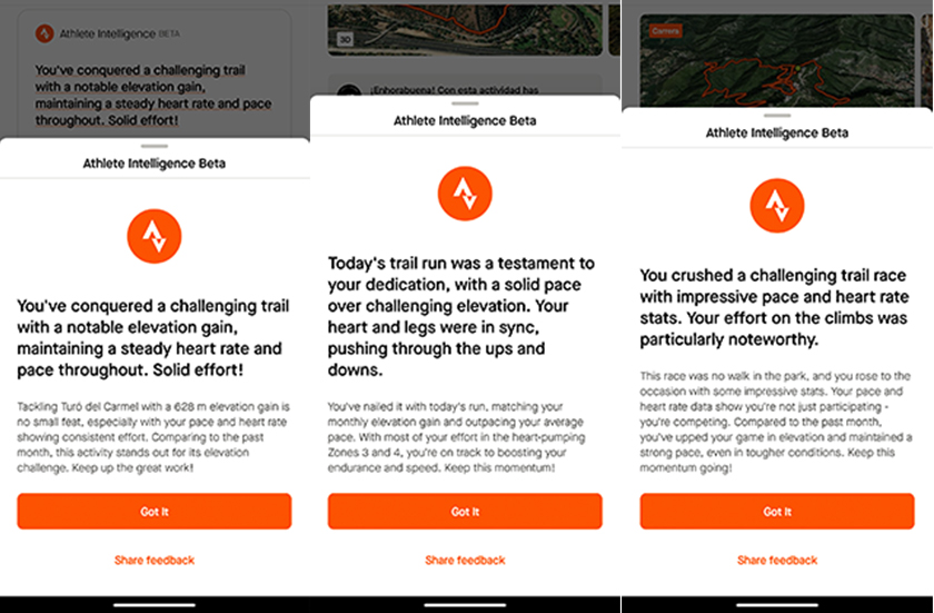 Inteligencia artificial strava