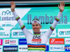 Tadej Pogacar. @TeamEmiratesUAE