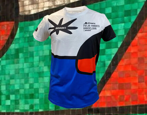 camiseta mitja barcelona brooks 2025
