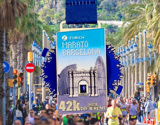 medalla marato barcelona 2025