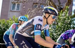 Pablo Castrillo en la Paris Niza. Foto: Sprint Cycling/Movistar Team
