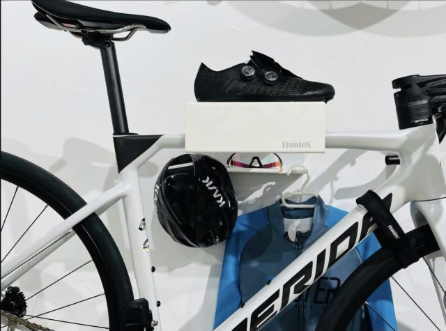 Soporte de pared para bicicletas. Foto: hunioxbike