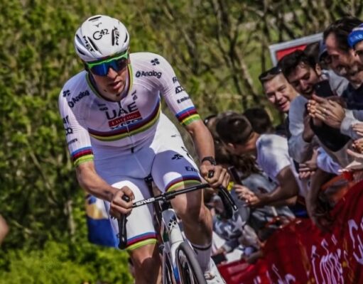 Tadej Pogacar en la Redoute. Foto: Sprint Cycling