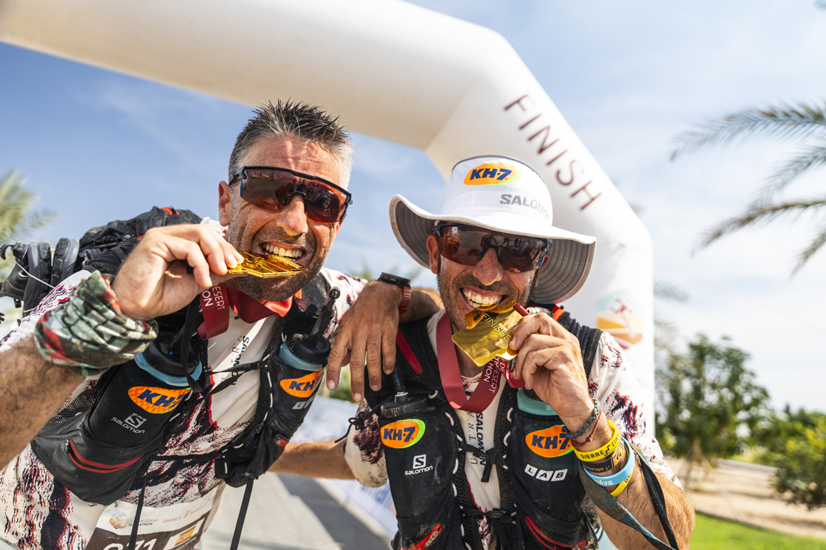 “De la nieve al desierto”, la aventura extrema de Pol Makuri y Albert Jorquera en la Oman Desert Marathon