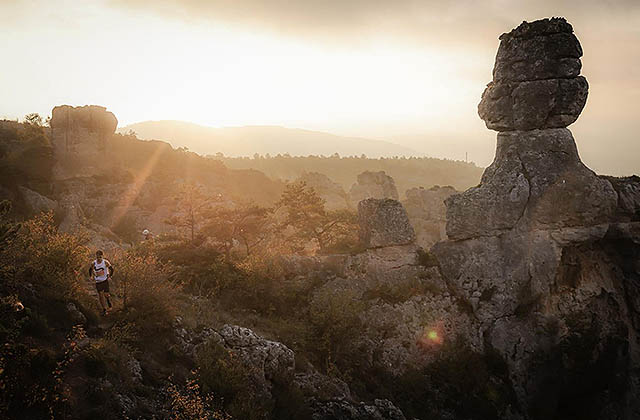 Les Templiers trail running