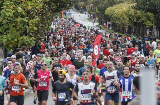 Imagen espectacular de la Behobia San Sebastián / BSS