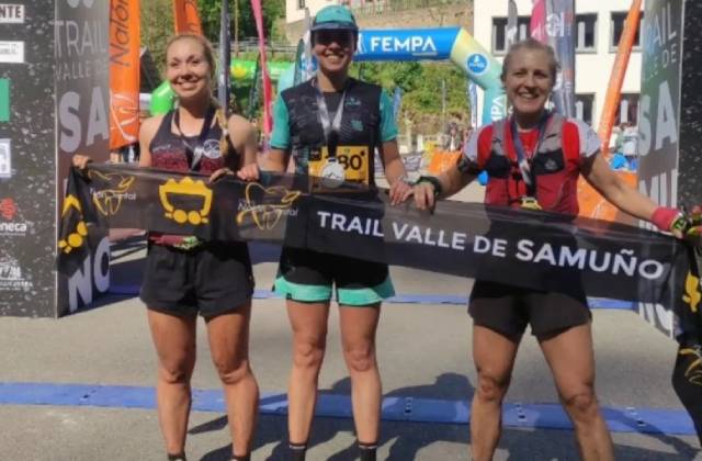 Patricia Álvarez, en una imagen de archivo en el podio / Instagram