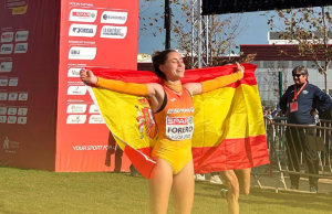 María Forero reina del cross europeo en Lagoa