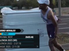 El ‘via crucis’ de Tariku Novales en el Maratón de Valencia