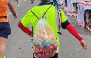 Impactante robo en el avituallamiento de un maratón: acaba con la despensa de geles